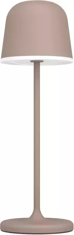 EGLO Mannera Tafellamp Aanraakdimmer Draadloos 34 cm Roestbruin Wit Oplaadbaar Binnen en Buiten - Foto 1