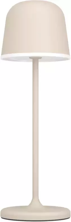 EGLO Mannera Tafellamp Aanraakdimmer Draadloos 34 cm Zand Wit Oplaadbaar Binnen en Buiten - Foto 1