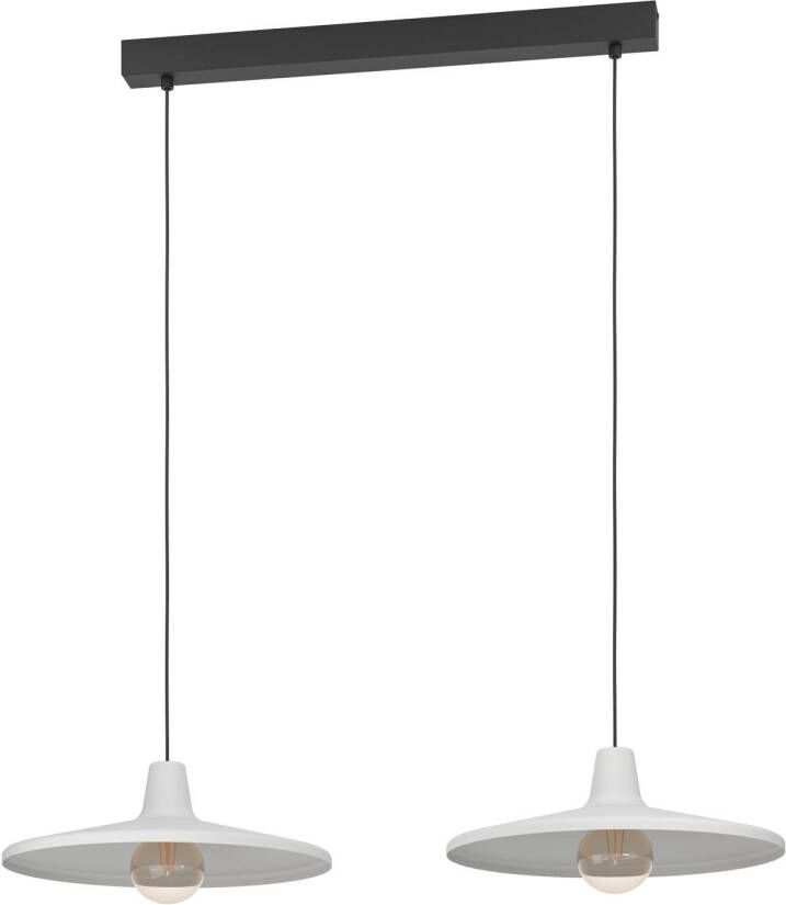 EGLO Miniere Hanglamp E27 99 5 cm Zwart Grijs - Foto 1