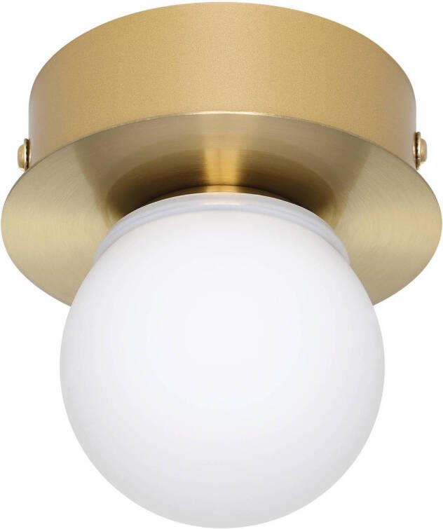 EGLO Mosiano wand- en plafondlamp spiegellamp LED Ø 11 cm Goud Wit