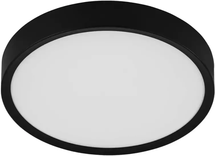 EGLO  Musurita Plafondlamp - LED - Ø 34 cm - Zwart Wit