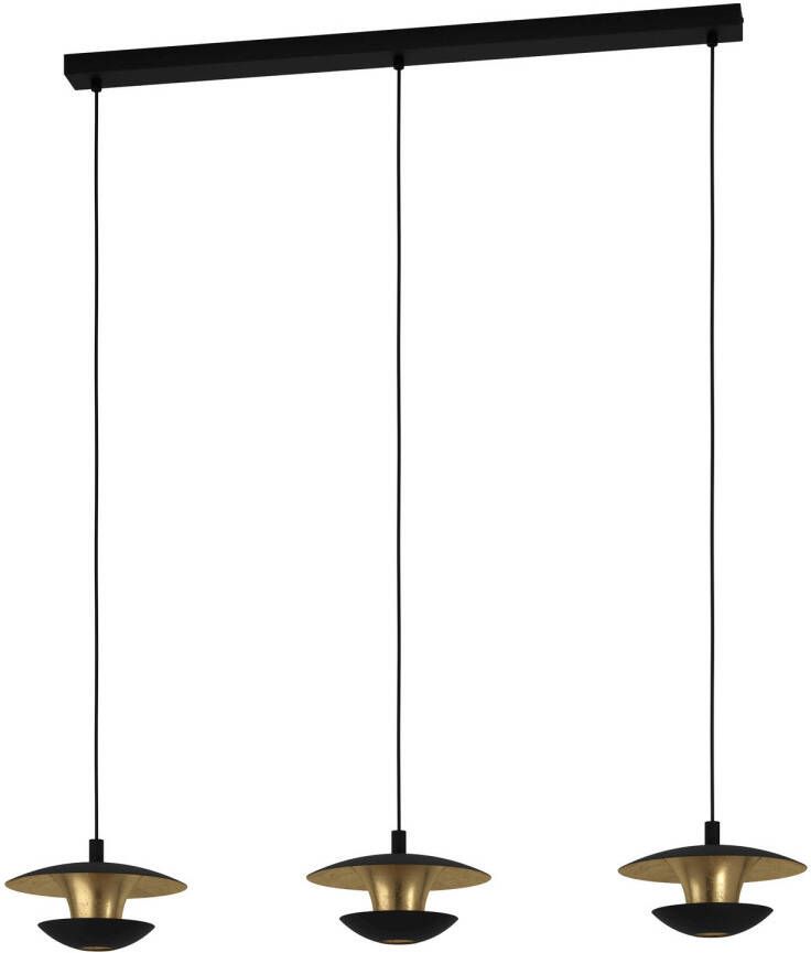 EGLO  Nuvano Hanglamp - GU10 - 98 5 cm - Zwart Goud