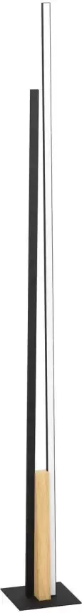 EGLO Panagria Vloerlamp LED 146 cm Zwart Bruin Wit
