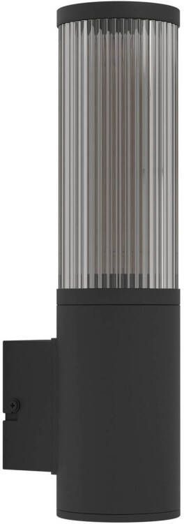 EGLO Salle Wandlamp Buiten E27 31 cm Smoke Zwart