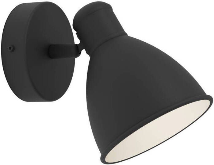 EGLO SAN PERI 1 Wandlamp LED 13 cm Zwart;Wit