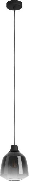 EGLO Sedbergh Hanglamp E27 Ø 20 cm Zwart Glas