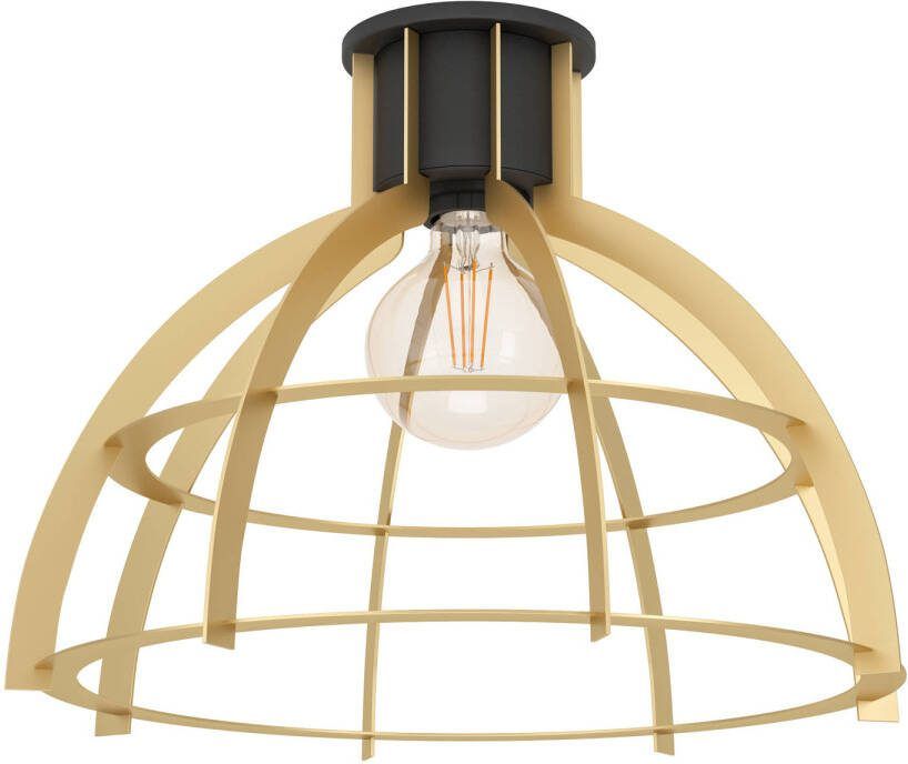 EGLO Stillington Plafondlamp E27 Ø 41 5 cm Zwart Goud Staal
