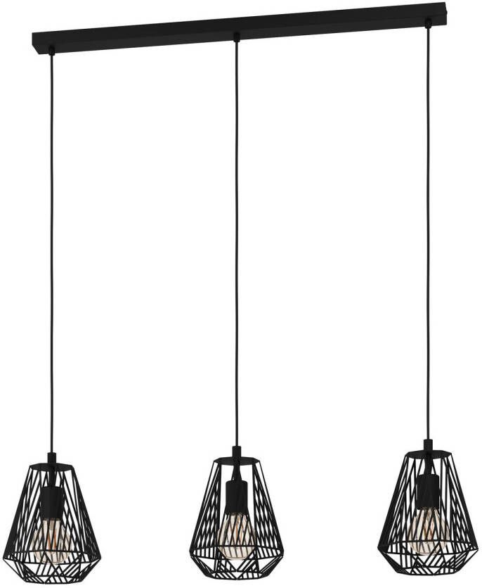 EGLO  Stype Hanglamp - E27 - 96 cm - Zwart