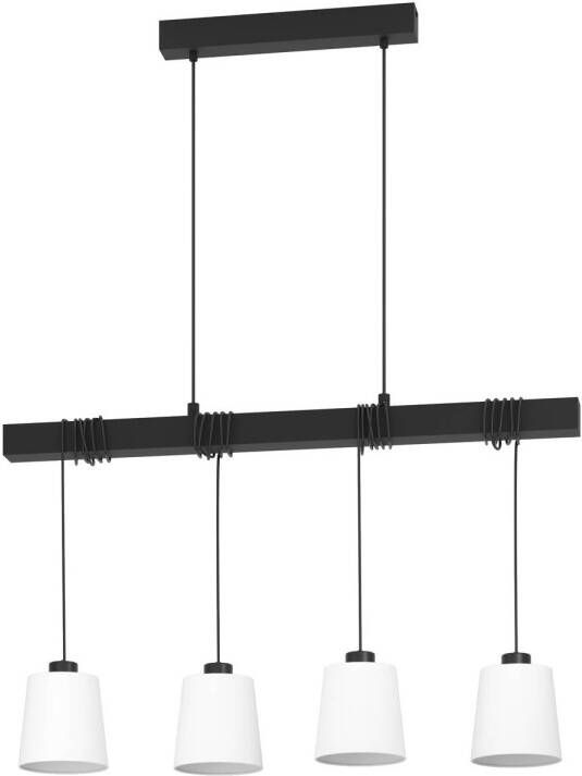 EGLO Townshend 8 Hanglamp E27 90 cm Zwart Wit