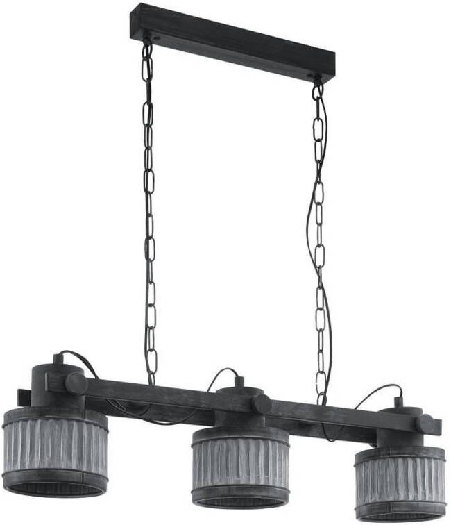 EGLO TURROCK Hanglamp E27 88 cm Zwart