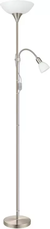 EGLO Up 2 Vloerlamp E27|E14 176 5 cm Grijs|Wit