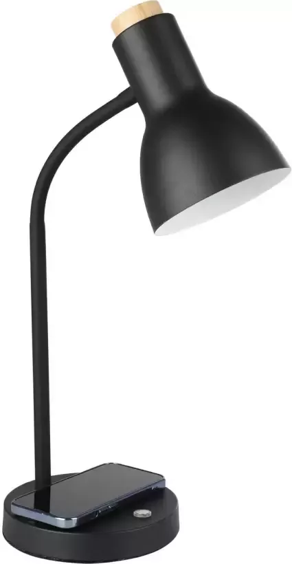 EGLO Veradal-Qi Tafellamp LED 45 cm Zwart Bruin Dimbaar - Foto 1