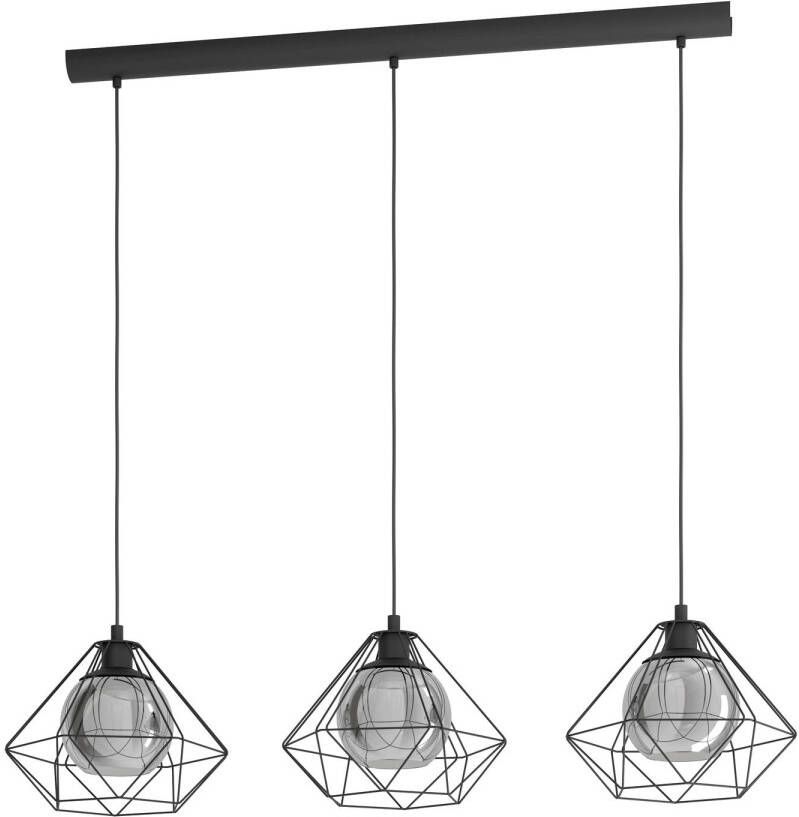 EGLO  Vernham - Hanglamp - E27 - 114 5 cm - Zwart