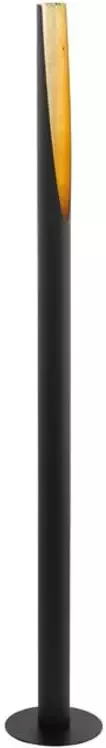 EGLO Staande ledlamp BARBOTTO zwart goud ø6 x h137 cm inclusief 1x gu10 (elk 4 5w) warmwit
