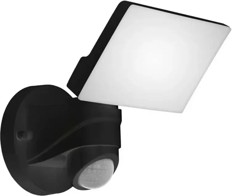 EGLO LED-buitenwandlamp met sensor Pagino 13 W zwart