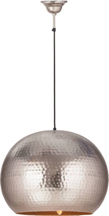 Elfida Moderne Hanglamp Calisto Industrieel Diameter 47cm Nikkel Metaal