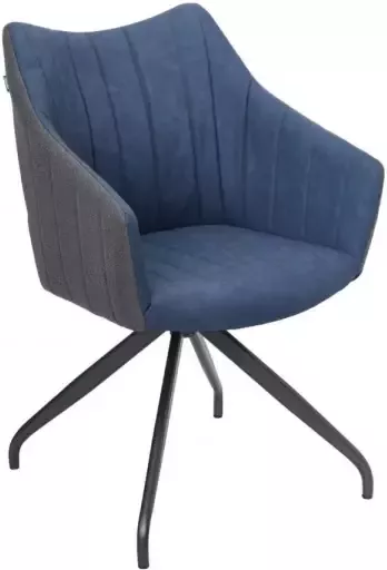 Feel Furniture Eetkamerstoel Bradley Blauw