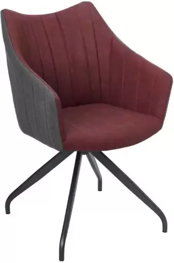 Feel Furniture Eetkamerstoel Bradley Rood