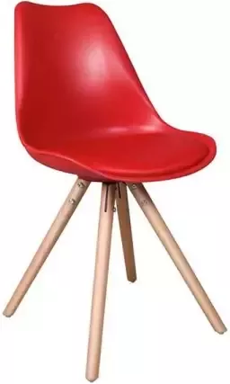 Feel Furniture Eetkamerstoel Olan Rood