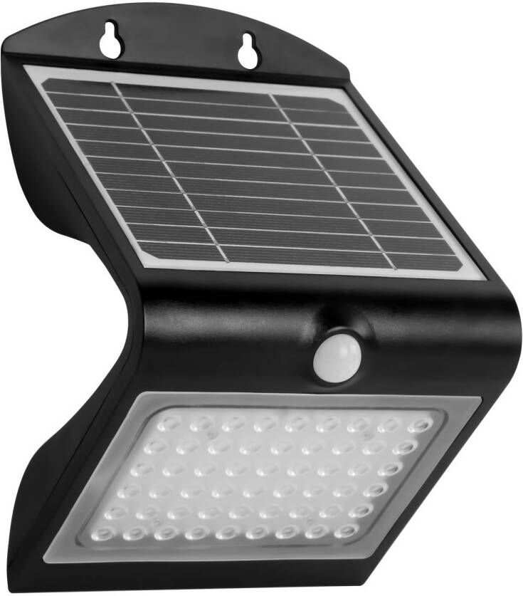 FlinQ Atalanta Solar Wandlamp Solar Tuinverlichting Bewegingssensor 4W Zwart