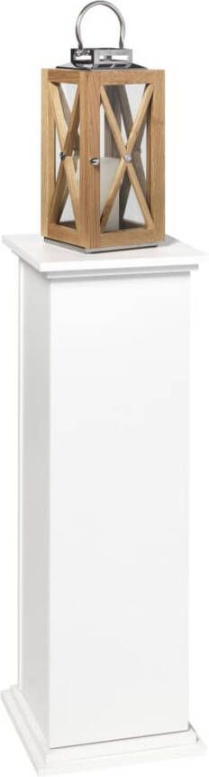 FMD Bijzettafel met deur 88 5 cm wit