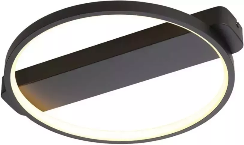 Freelight Plafondlamp Cintura Ø 35 cm zwart