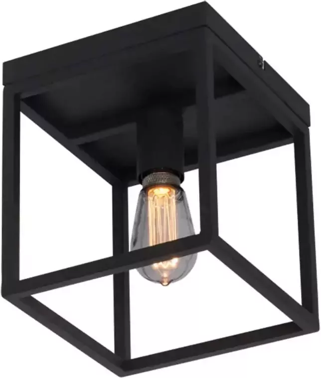 Freelight Plafondlamp Novanta B 22 cm H 25 cm Zwart