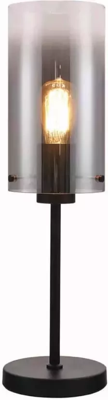 Freelight Tafellamp Ventotto H 58 cm Ø 15 cm rook glas zwart - Foto 1