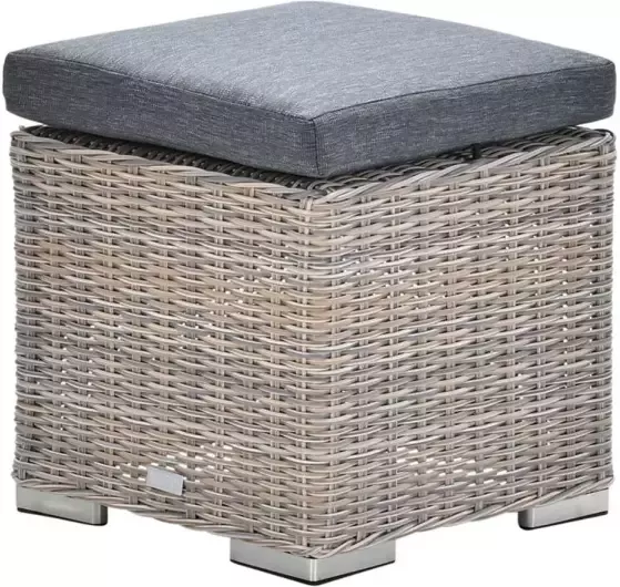 Garden Impressions Tennessee kruk 45x45 cm vintage willow texfiber