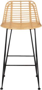 Giga Meubel Barkruk Rotan Naturel Zithoogte 79cm 50x47x102cm Barkruk Yara