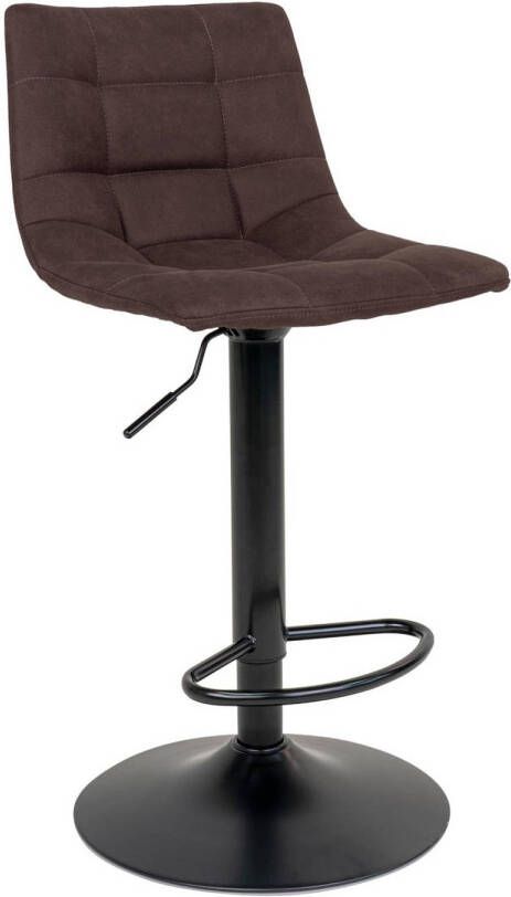 Old Inn Wonen Middelfart Bar Chair Bar chair in dark brown with black legs Set van 2