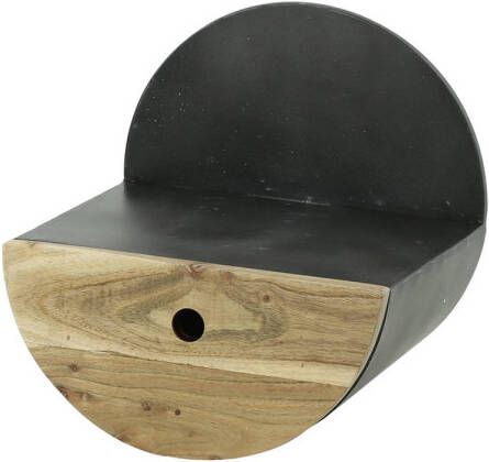 Giga Meubel GM Nachtkastje Hangend Tree L Set van 2 Acaciahout Naturel 1 Lade
