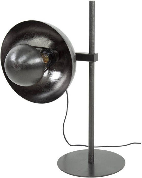 Giga Meubel Tafellamp 1-Lichts Adjust Zwart Nikkel