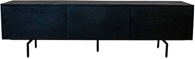 Giga Meubel Tv-meubel Zwart Mangohout 160x40x45cm Tv-meubel Cas