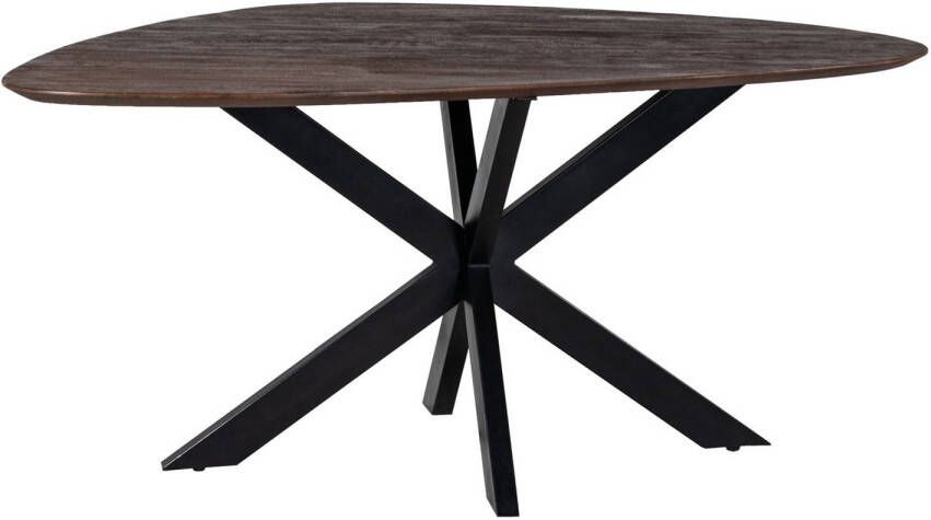 Giga Meubel Tv Meubel Mangohout Zwart 200x35x45cm Kast Ubud