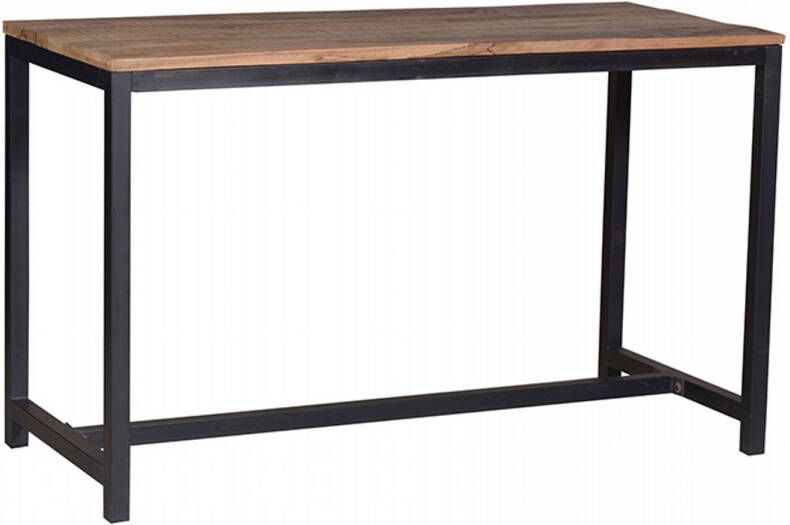 Giga Meubel Vitrinekast Zwart Metaal 4 Deuren 130x220cm Kast Lotte