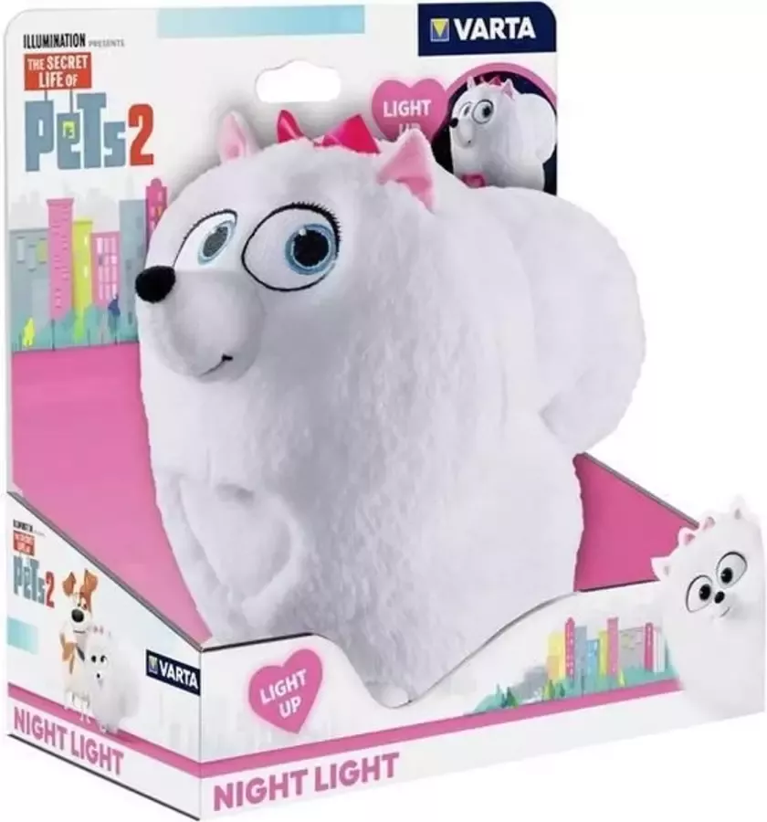 Universal Pluche Nachtlamp The Secret Life of Pets 2 Gidget - Foto 2