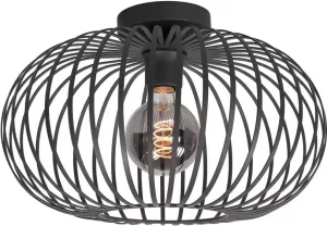 Highlight Plafondlamp Bolato Ø 38 cm zwart