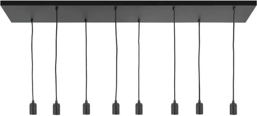 Highlight Plafondplaat 8 lichts L 130 x B 35 cm met snoer en fittingen - Foto 1