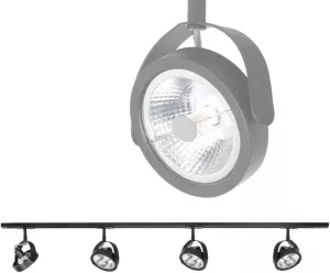 Highlight Railsysteem Trackline 150 cm + 4 Malta spots zwart