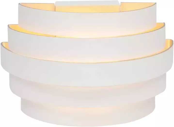 Highlight Wandlamp Scudo B 20 cm wit goud