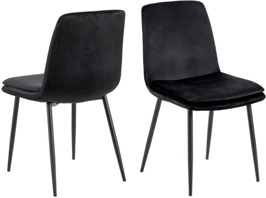 Bendt Eetkamerstoel Tronier Velvet Zwart