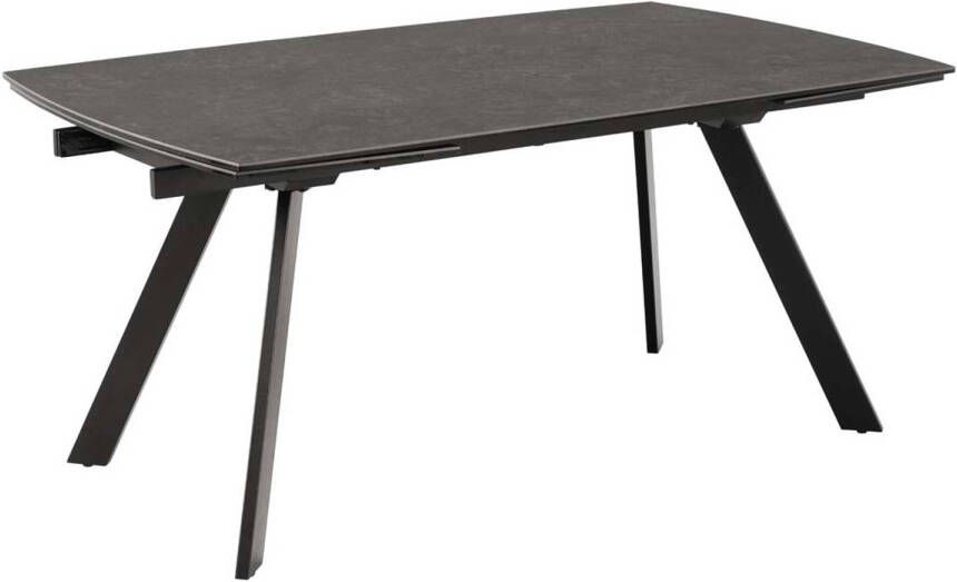 Bendt Uitschuifbare Eettafel Cresencio Keramiek 160 240 x 97cm Zwart