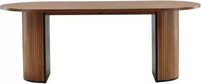 Hioshop Bianca eetkamertafel 90x200cm eik fineer.