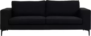 Hioshop Bolero Bank 3 Persoons Zwart.