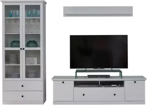 Hioshop Brax TV-meubel opstelling C wit.