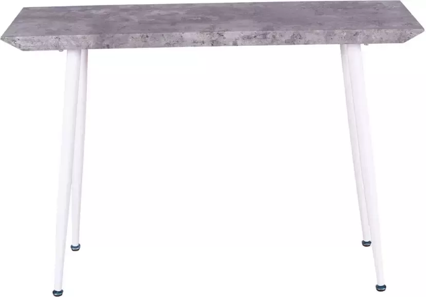 Hioshop Edge sidetable 30x110 cm beton decor wit.