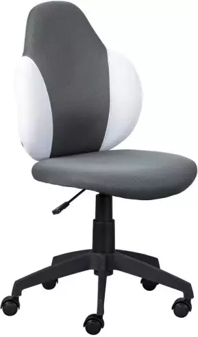 Interlink SAS Jessi kantoorstoel donkergrijs wit