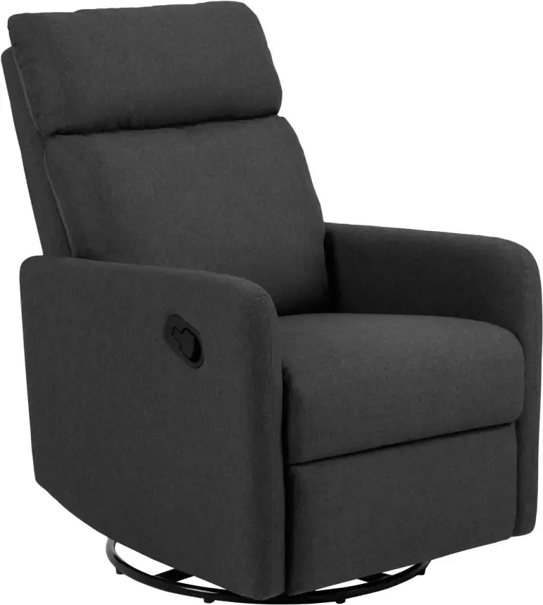 Hioshop Miks fauteuil met relax functie grijs. - Foto 1