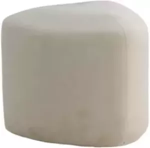 Venture Home Venture-Home-Poef-Peg-46x46x41-cm-fluweel-wit